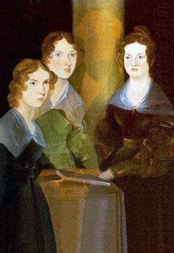 Branwell Bronte A painting of the three Bronta sisters china oil painting image